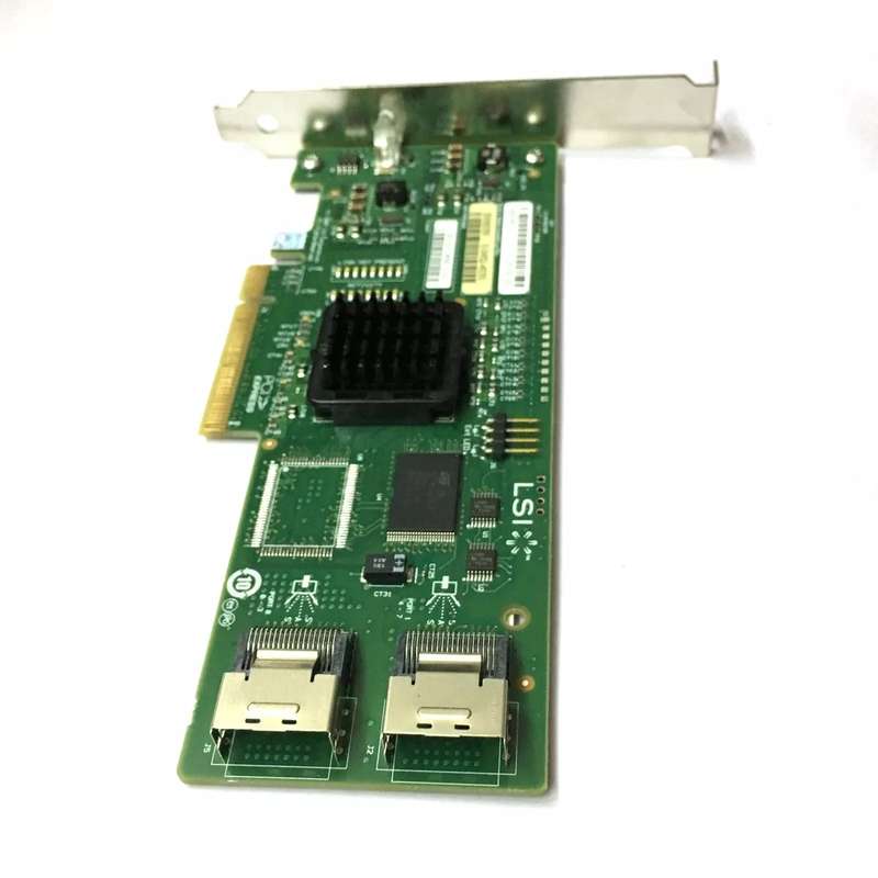 LSI SAS3081E-R 8-Port Internal SATA/SAS 3Gb/s RAID Controller Card (L3-00159-02C)