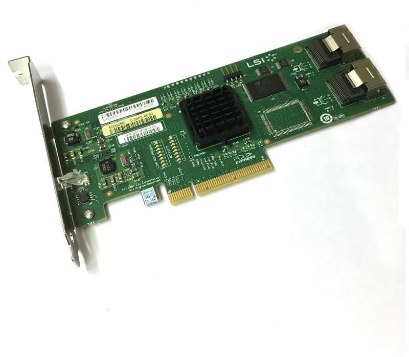 LSI SAS3081E-R 8-Port Internal SATA/SAS 3Gb/s RAID Controller Card (L3-00159-02C)