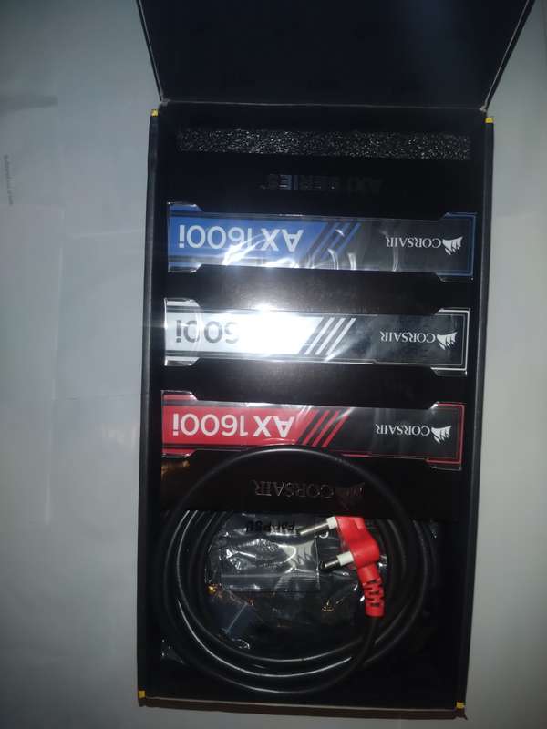 Corsair AXi Series, AX1600i, 1600 Watt, 80+ Titanium Certified, Fully Modular - Digital Power Supply