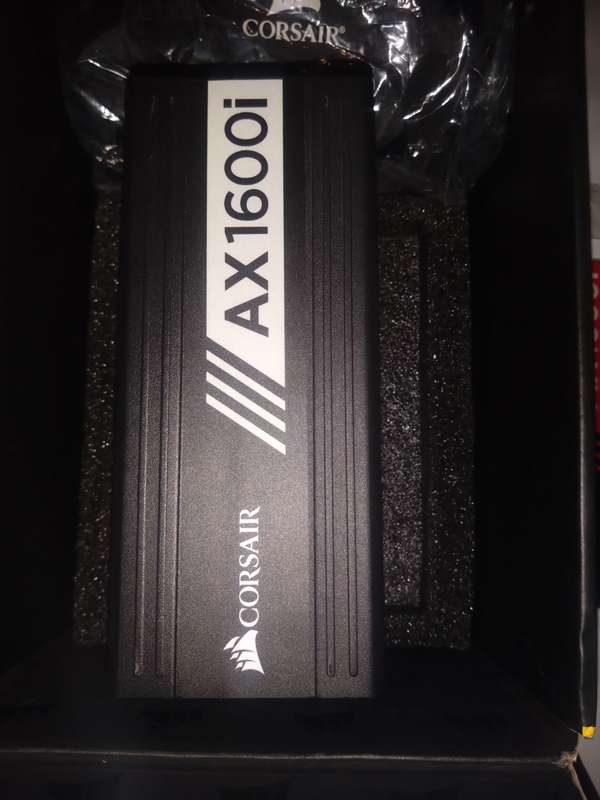 Corsair AXi Series, AX1600i, 1600 Watt, 80+ Titanium Certified, Fully Modular - Digital Power Supply
