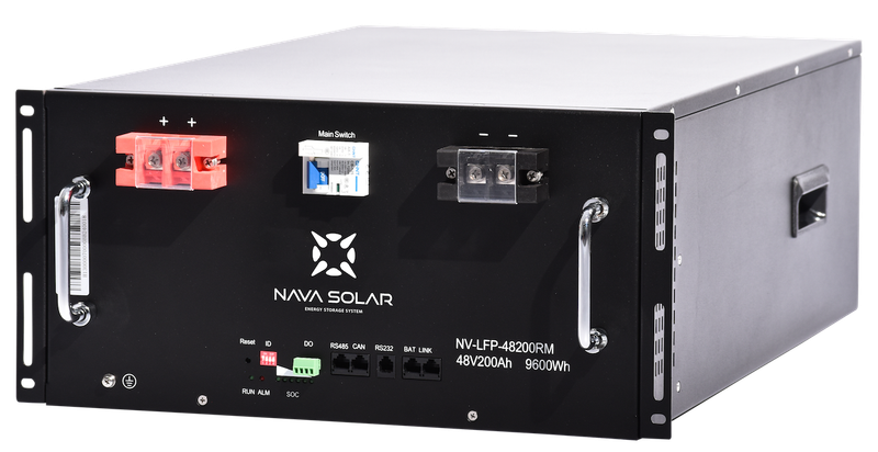 NAVASOLAR 48V 200AH LIFEPO4 RM BATTERY WITH BMS