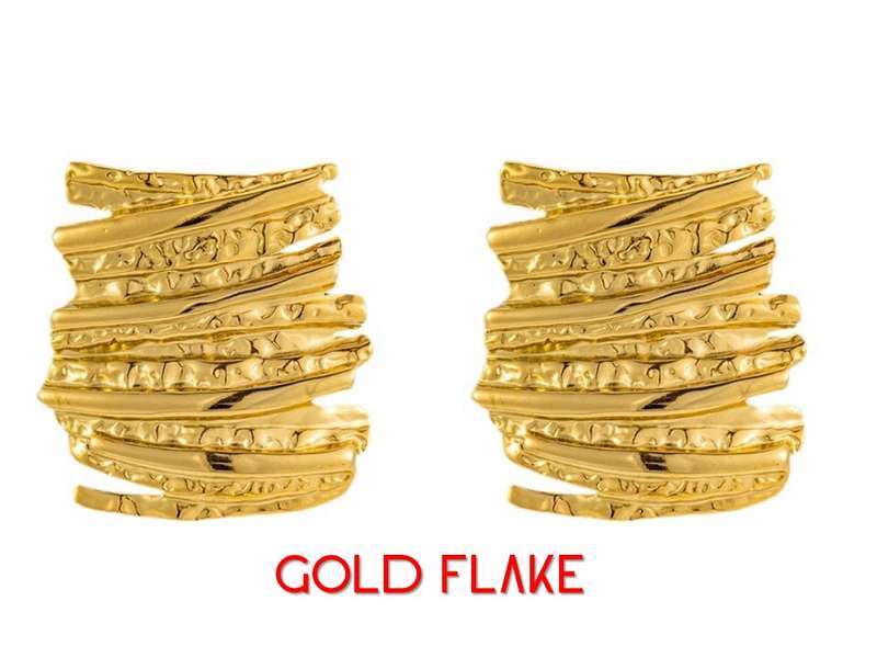 Gold Stainless Steel Earring Collection
