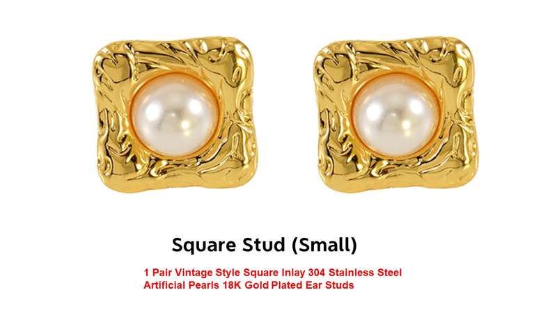 Gold Stainless Steel Earring Collection