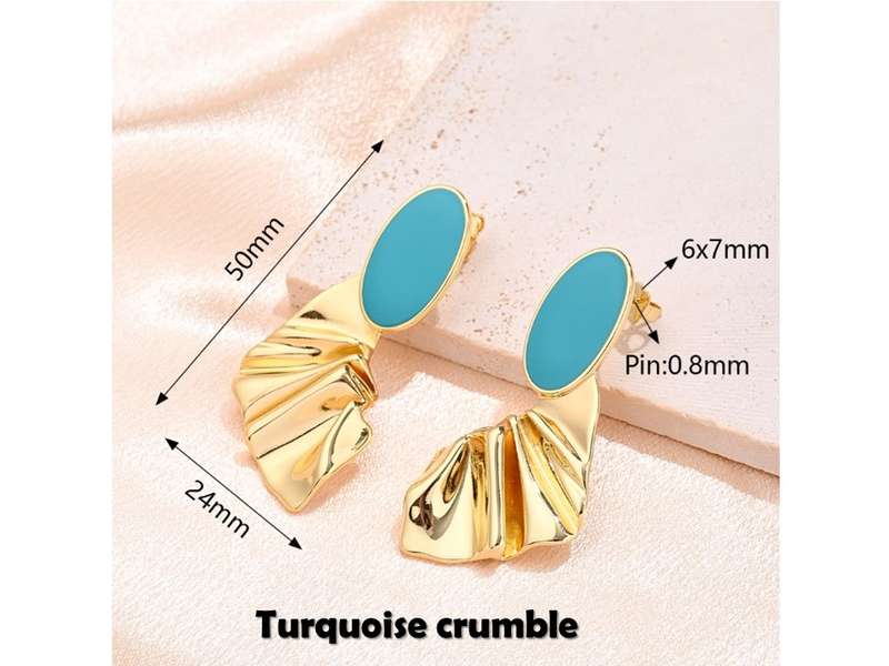 Gold Stainless Steel Earring Collection