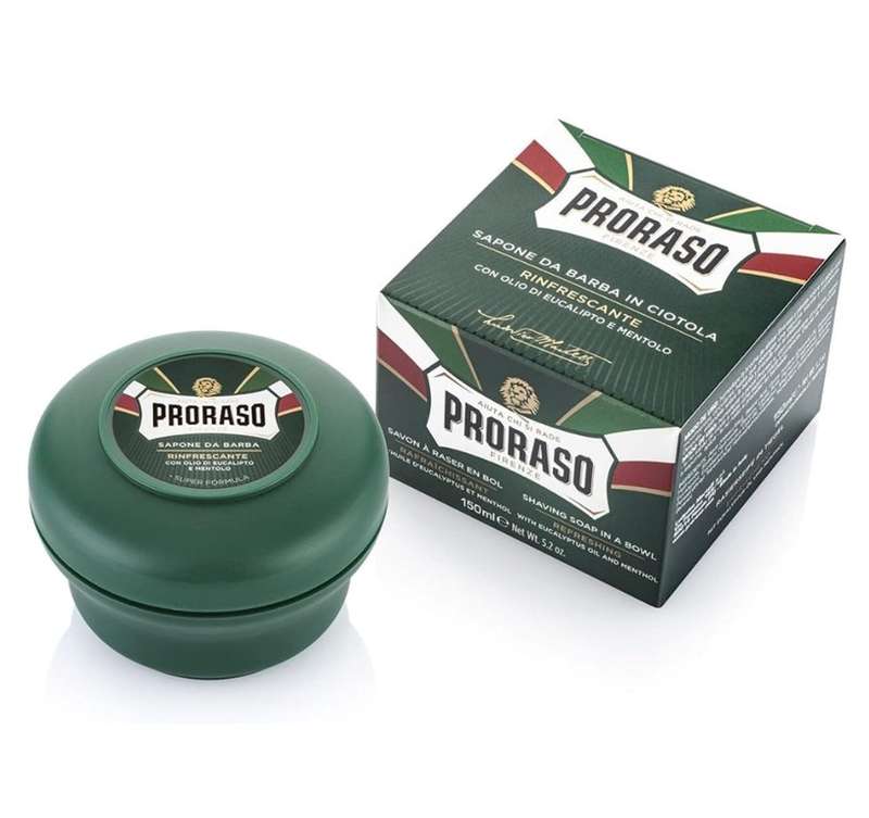 Proraso Shaving Soap In A Bowl Refreshing Eucalyptus and Menthol