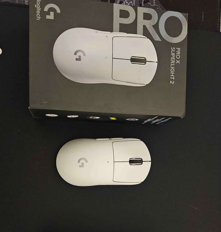 Logitech G PRO X Superlight 2 Lightspeed Wireless Gaming Mouse 24GHZ White