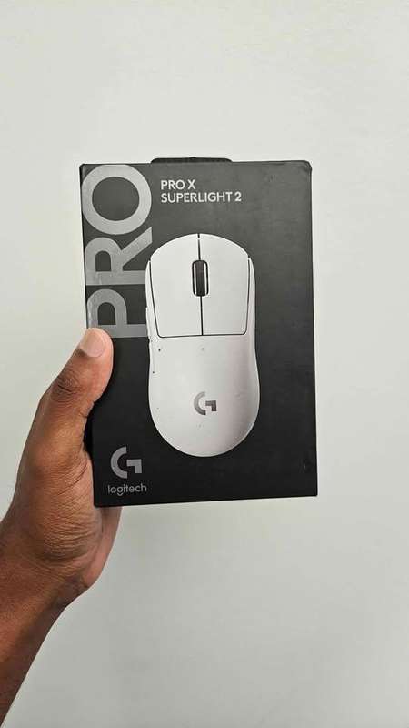 Logitech G PRO X Superlight 2 Lightspeed Wireless Gaming Mouse 24GHZ White