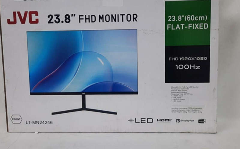 JVC 23.8'' IPS Flat Monitor  100Hz | AMD FreeSync | Model: LT-MN24246