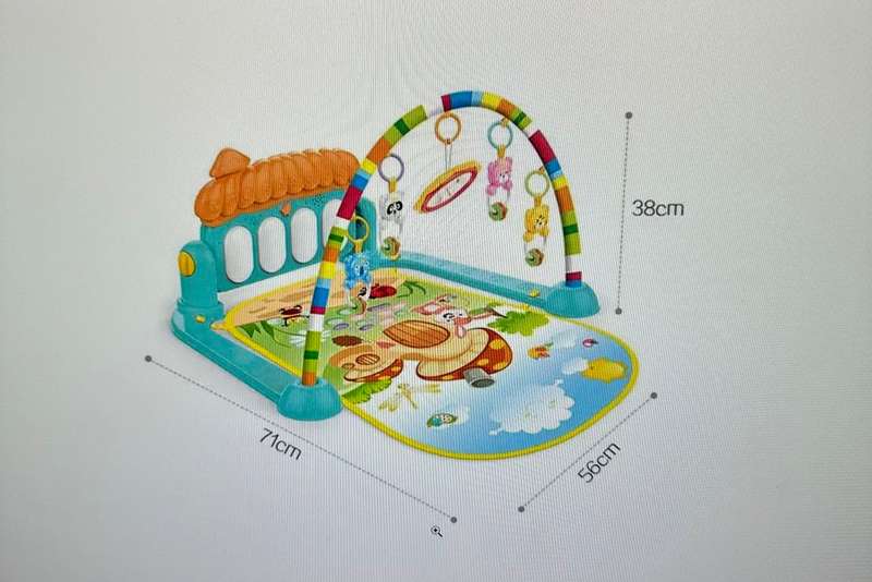 Baby Play Gym Piano Fitness Rack Mat