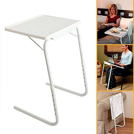Portable Adjustable Laptop Stand Folding Bed Serving Tray Sofa Side Table
