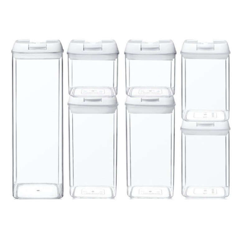 Food Containers - Set of 7 Airtight Sealed