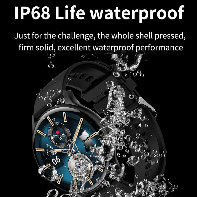 1.43inch Smart Watch Bluetooth Connected IP68 Waterproof - White