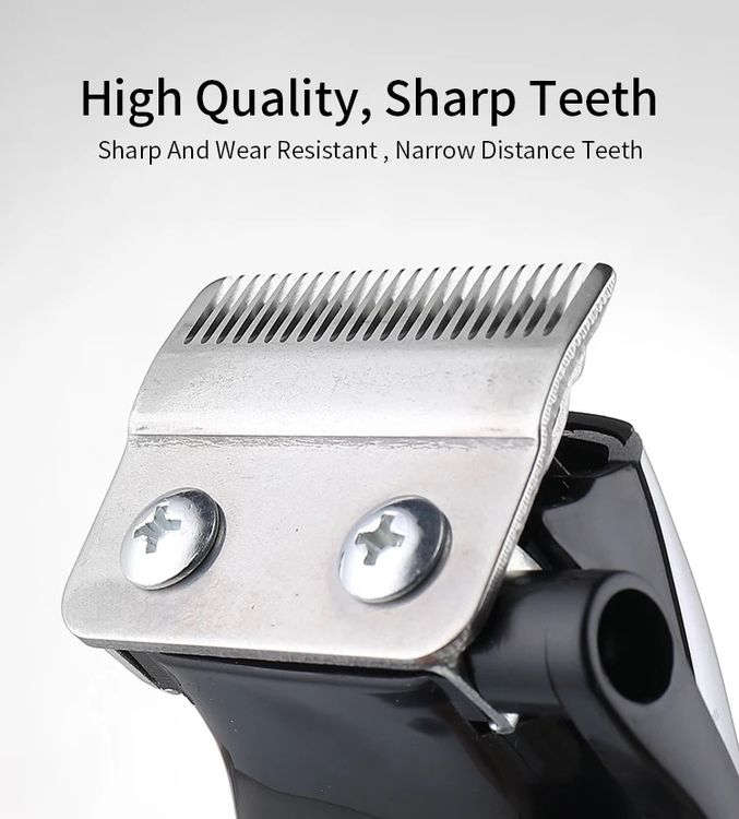 9 Pieces ZPS Hair Clipper Set - Gold