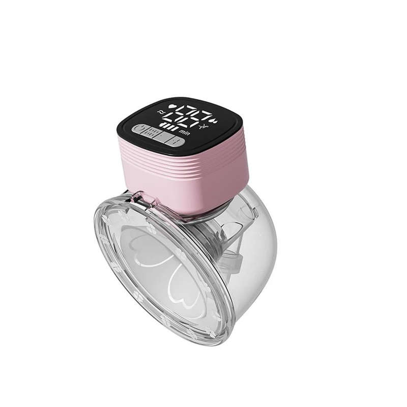 Wearable Hands-Free Electric Breast Pump Mute Stealth 180ML Capacity - Pink
