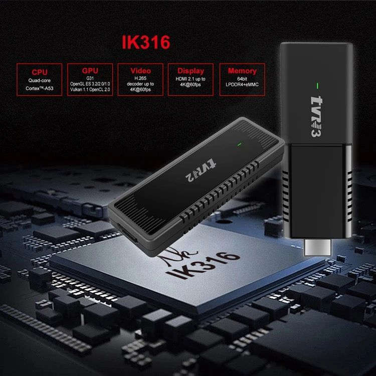 IPTV Quad Core Android Tv Stick 4k HTML5 RTSP HLS Smooth Streaming