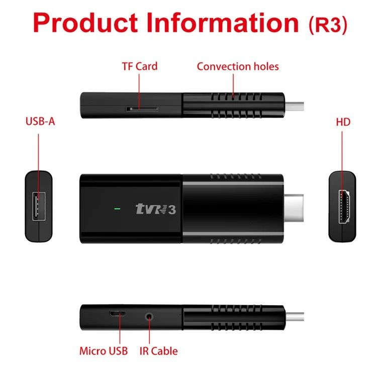 IPTV Quad Core Android Tv Stick 4k HTML5 RTSP HLS Smooth Streaming