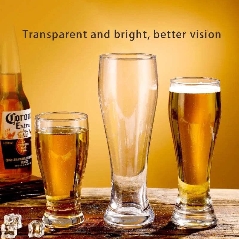 Classic Design Wesson Beer Glass Set - 480ml - 6-Piece