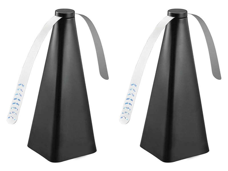 Chemical Free Bug Fan Fly Deterrent with Holographic Blades to Clear Bugs