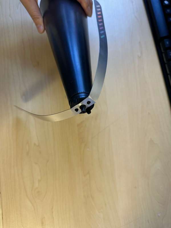 Chemical Free Bug Fan Fly Deterrent with Holographic Blades to Clear Bugs