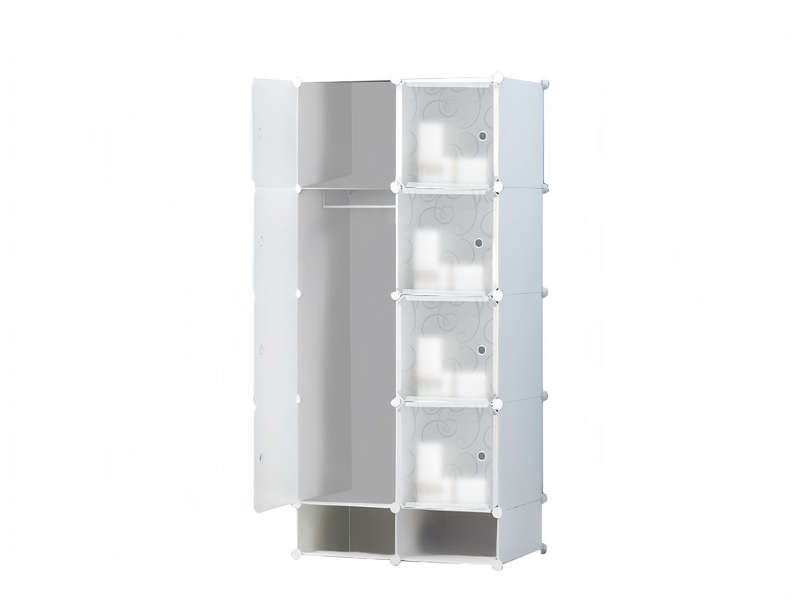 Modern Design Portable 8 Cube Wardrobe