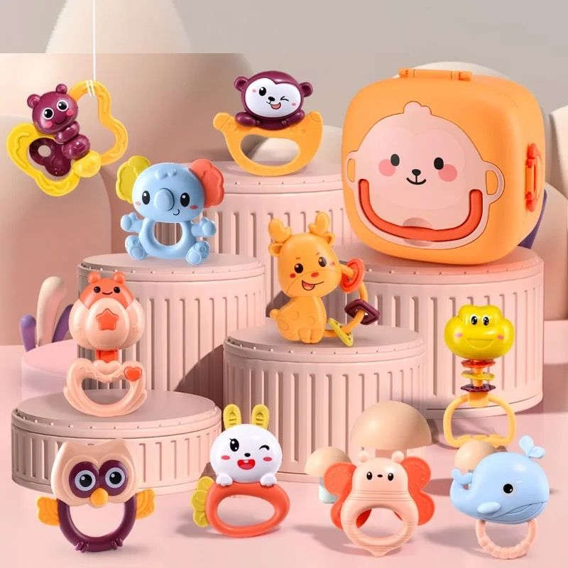 Bell teething newborn sensory baby toys early education toys