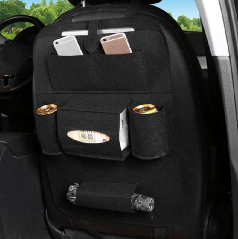 2 x Car Rear Back Seat Multi-Pocket Storage Organizer Holder Bag