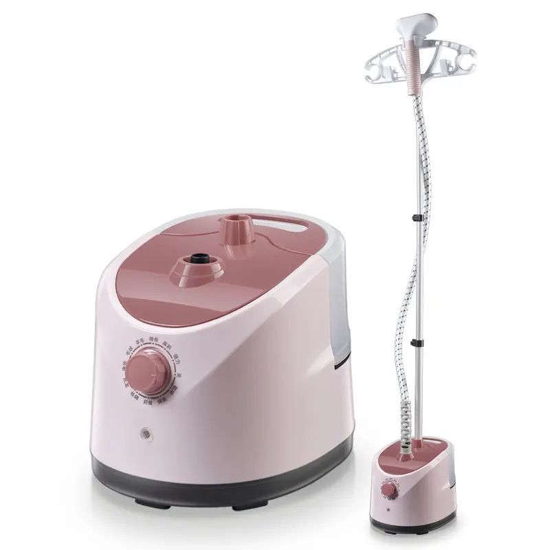 Easy-touch vertical garment steamer