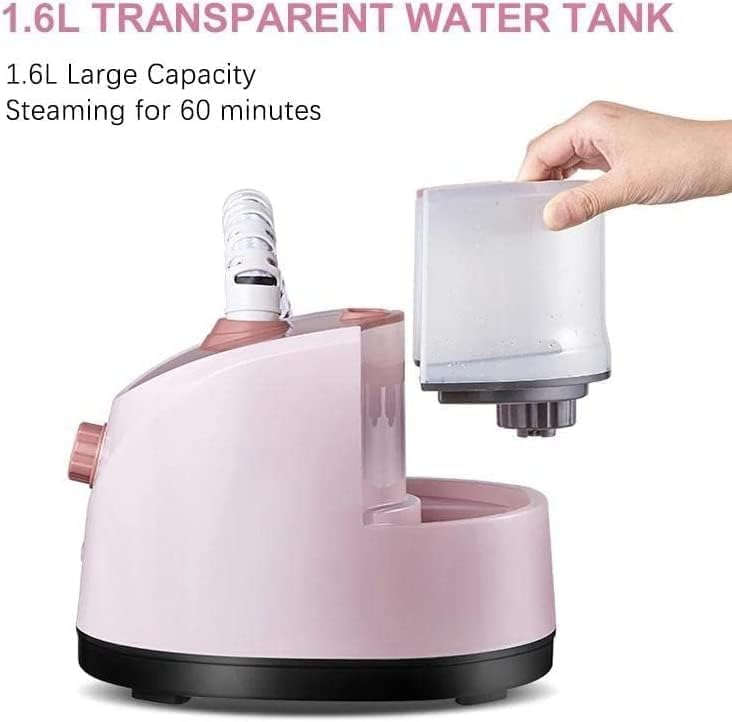 Easy-touch vertical garment steamer