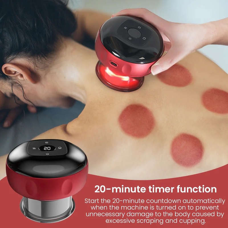 Electric Scraping Massager 6 Levels for Relaxation Body Muscle - Blue