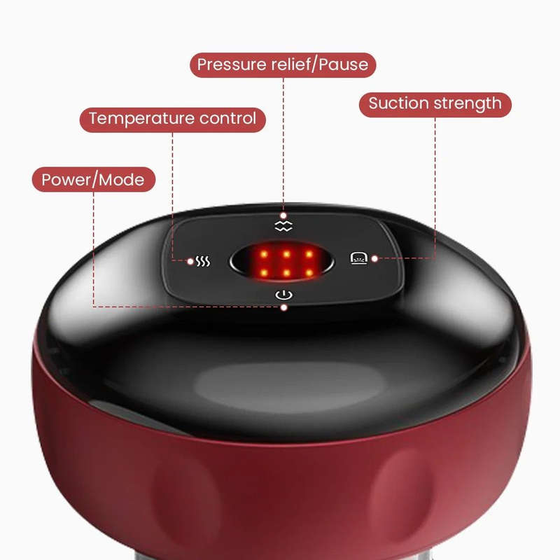 Electric Scraping Massager 6 Levels for Relaxation Body Muscle - Blue
