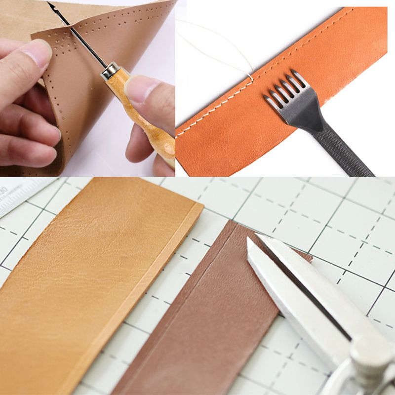 53 pce Leather Craft Tool Set for Stitching and Punching
