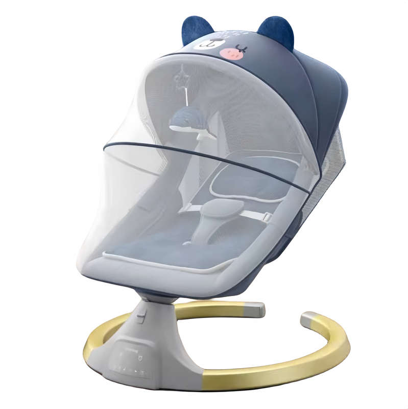 3 in 1 Electric Swing Rocker for New Born Baby 0 to 2 Years - Blue