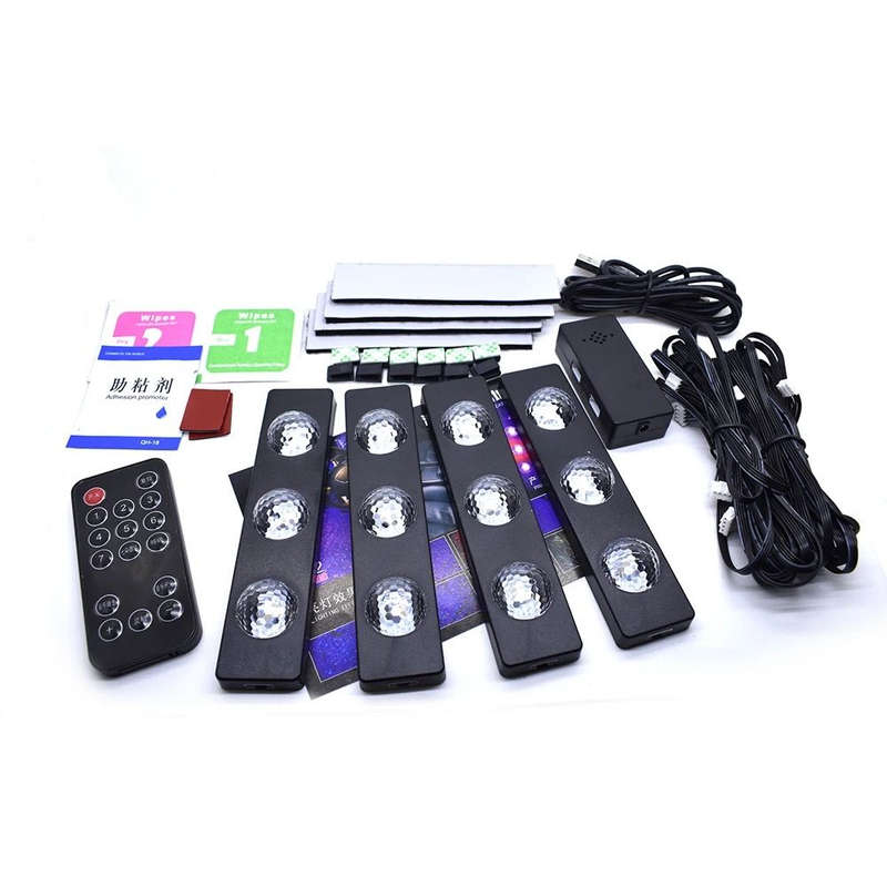 Portable USB Solar Atmosphere Light Car Star Light Illumination