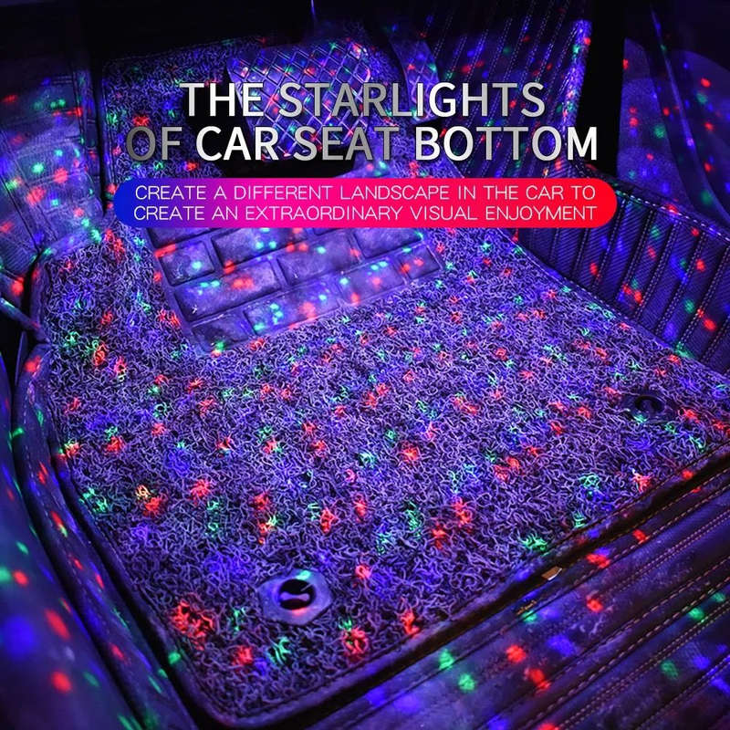 Portable USB Solar Atmosphere Light Car Star Light Illumination