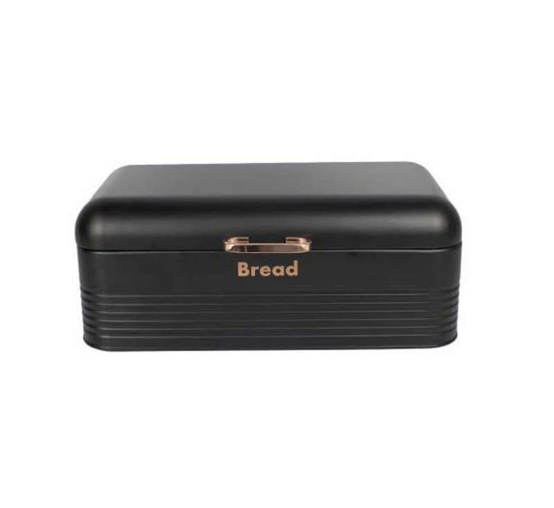 Totally Home Retro Breadbin Steel Design with 3 Piece Matching Canister Set