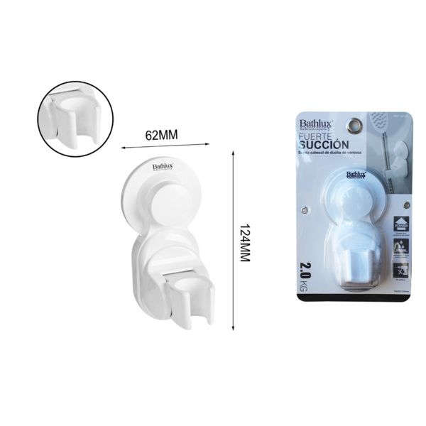 Bathlux Handheld Shower Head Wall Mount Holder