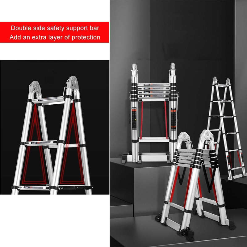 Adjustable Metal Ladder 7.4m, Foldable, Telescopic and Extendable