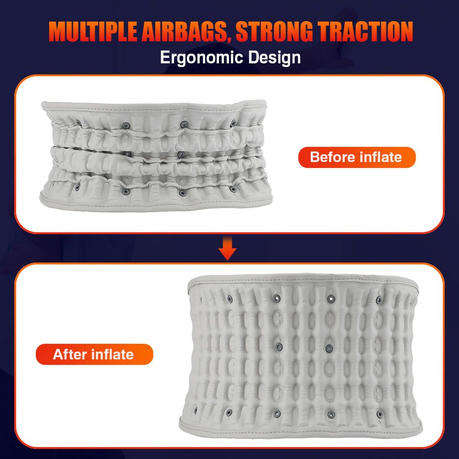 Red Light Heating and Massaging Stress Relief Carrier, Lumbar Back Reliever