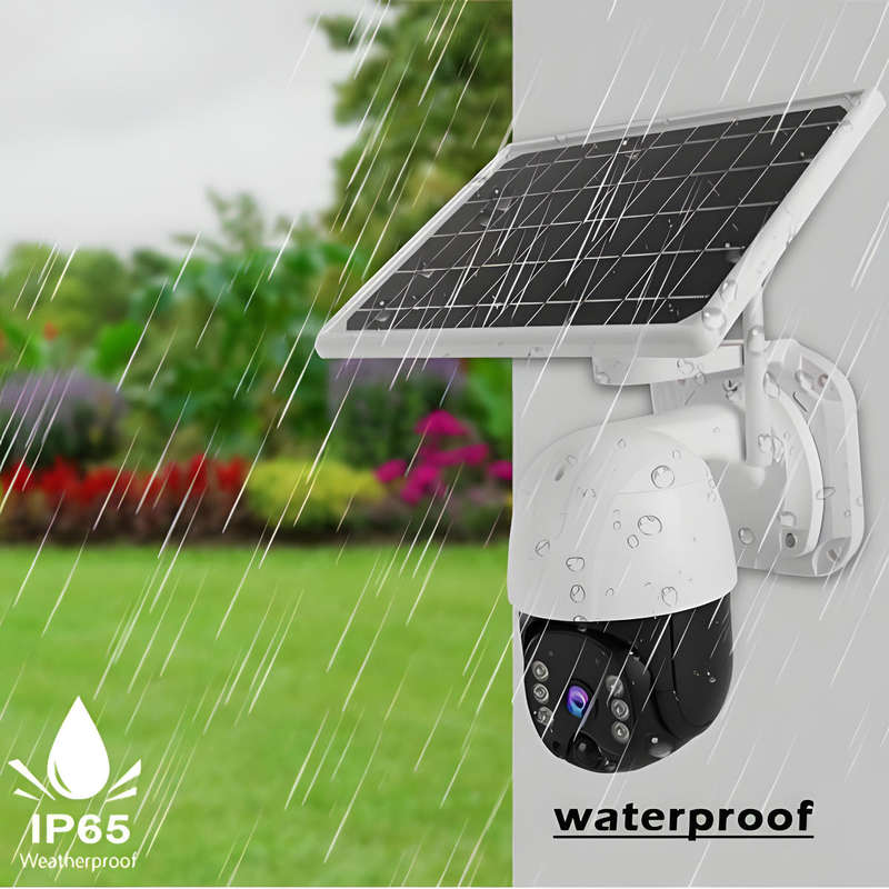 Solar Powered Outdoor Smart Camera with 64GB Memory Card