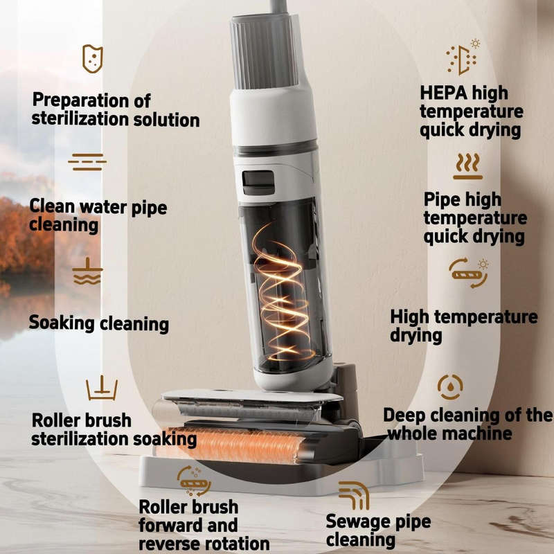 Condere Intelligent Cordless Wet and Dry Vacuum Cleaner RFS-01PRO
