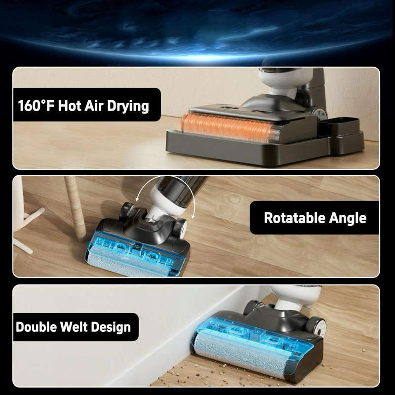 Condere Intelligent Cordless Wet and Dry Vacuum Cleaner RFS-01PRO