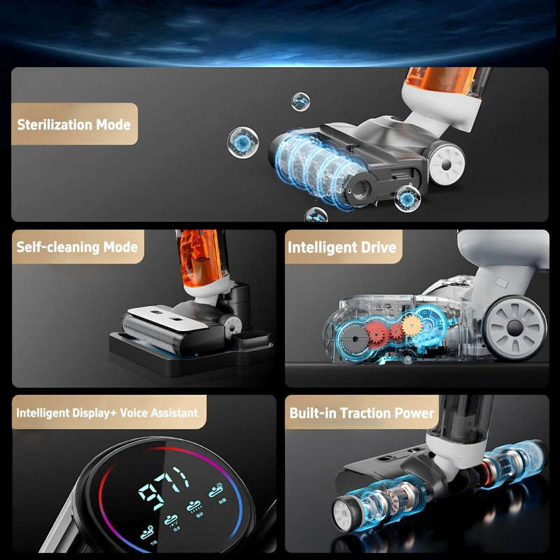 Condere Intelligent Cordless Wet and Dry Vacuum Cleaner RFS-01PRO