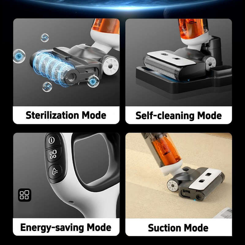Condere Intelligent Cordless Wet and Dry Vacuum Cleaner RFS-01PRO