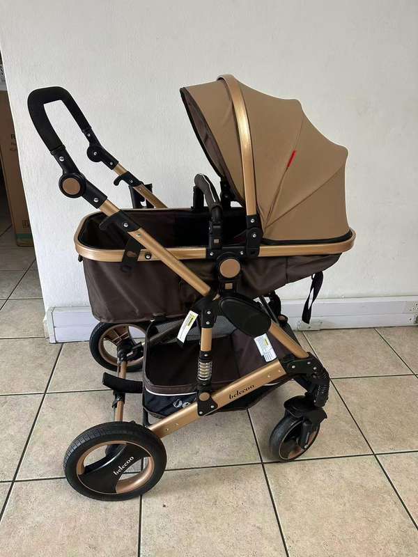 High Quality Stroller 2-in-1 Foldable Stroller - Brown