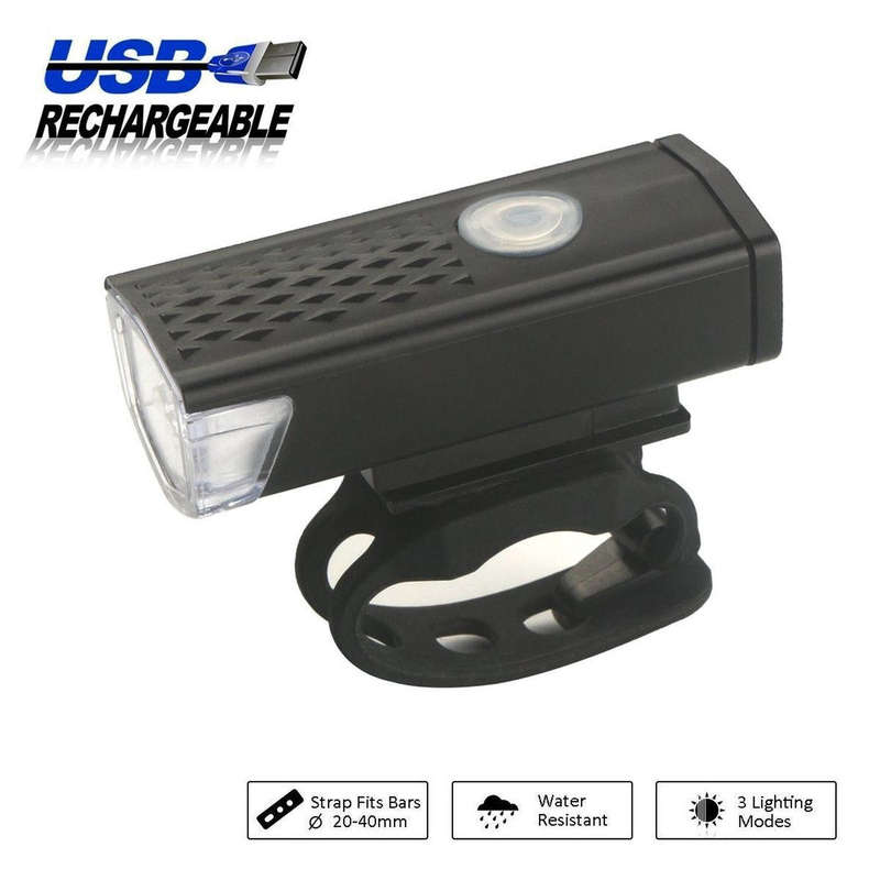 Fluir Mini USB Rechargeable Front Bicycle Light