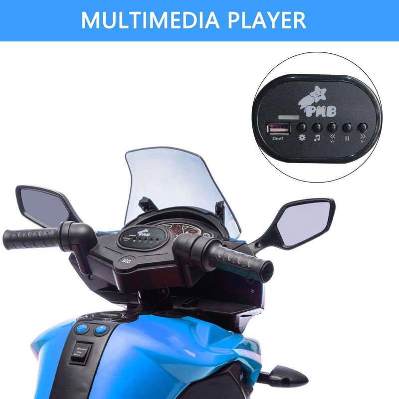 30kg Children Electric Toy Bike - Blue
