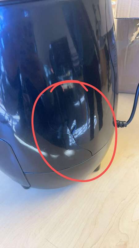 Electric Silver Crest Air Fryer - 2400W - 6 Litre Large Capacity