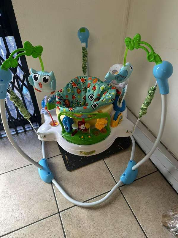 Kids Rainforest 3 In 1 Baby Walker Play Activity Center Baby Jumper Toy