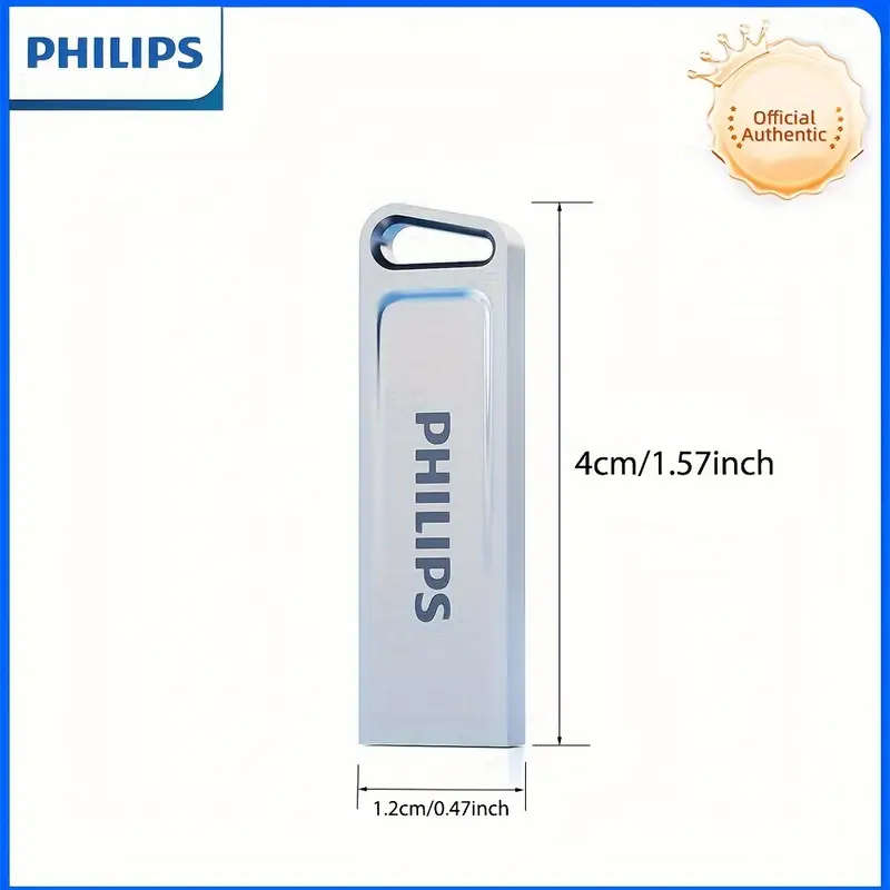 64 Philips High-Speed Metal USB Flash Drive