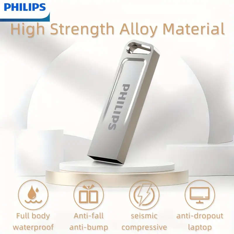 64 Philips High-Speed Metal USB Flash Drive